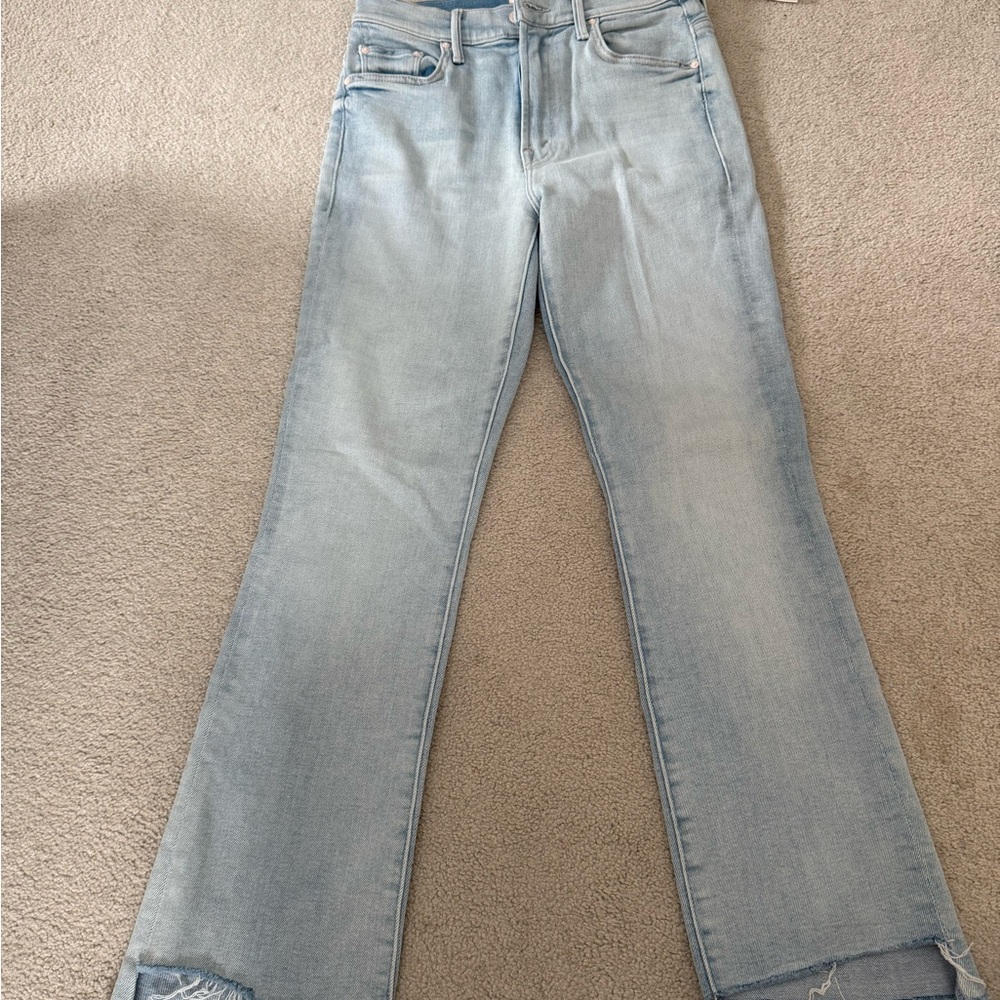 NWT Mother Jeans Insider Crop Step Fray size 27